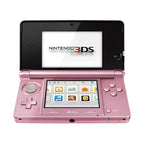 Konsole Coral Pink Nintendogs Edition + Netzteil
