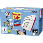 Konsole weiß-rot Tomodachi Life Edition + Spiel + Netzteil — weiß-rot Tomodachi Life Edition