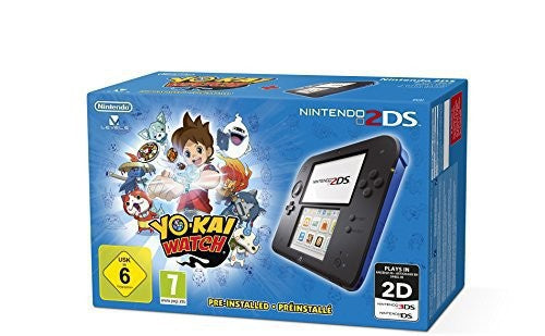 Konsole schwarz-blau Yo-Kai Watch Edition + Spiel + Netzteil — schwarz-blau Yo-Kai Watch Edition