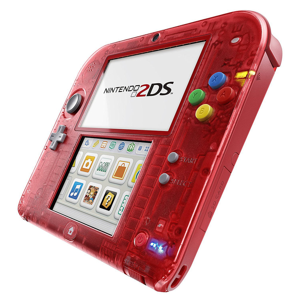 Konsole rot-transp. Pokémon Rote Edition + Netzteil — rot-transp. Pokémon Rote Edition