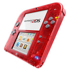 Konsole rot-transp. Pokemon Omega Rubin Edition + Spiel + Netzteil — rot-transp. Pokemon Omega Rubin Edition