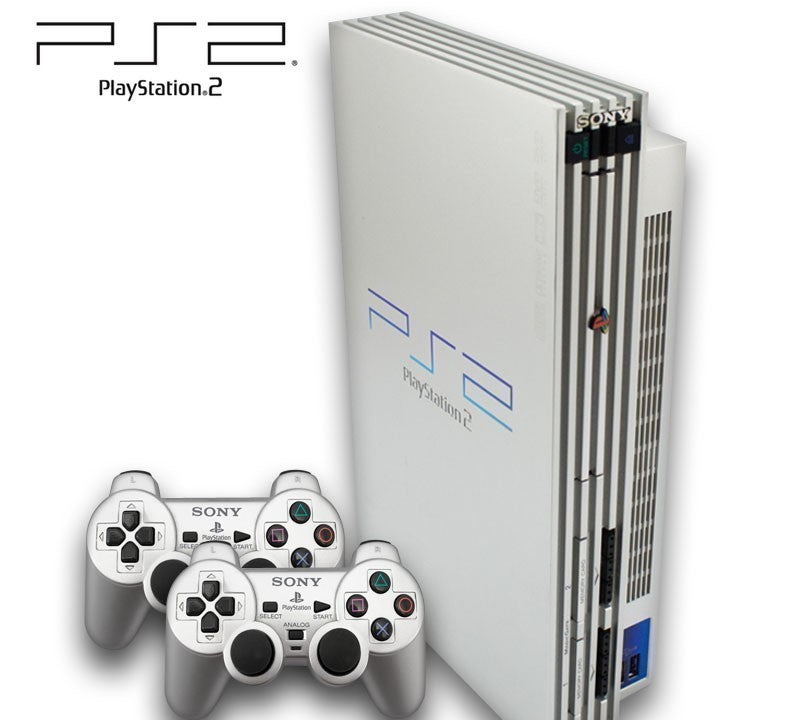 Konsole silber + 2 DualShock Controller + Zubehör