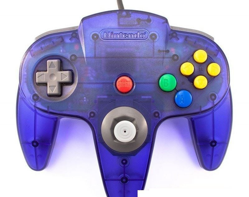 Original Controller Ocean Blue / violett-transp. NUS-005