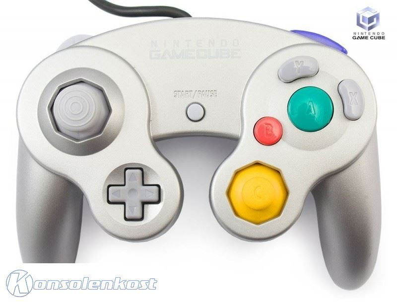 Original Nintendo Controller / Pad silber DOL-003
