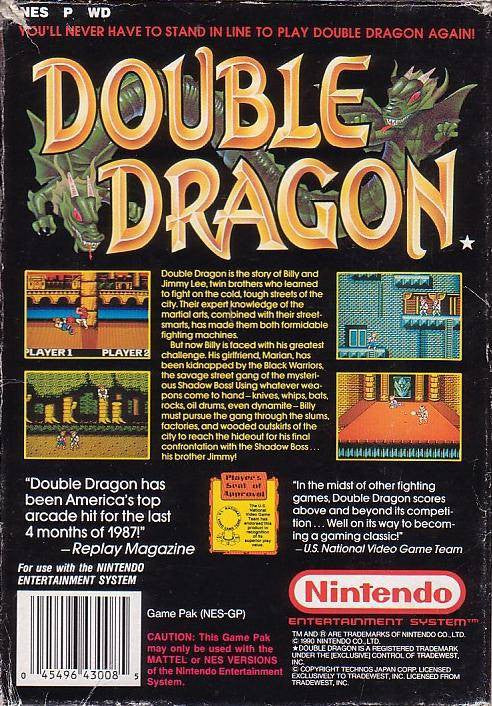 Double Dragon 1
