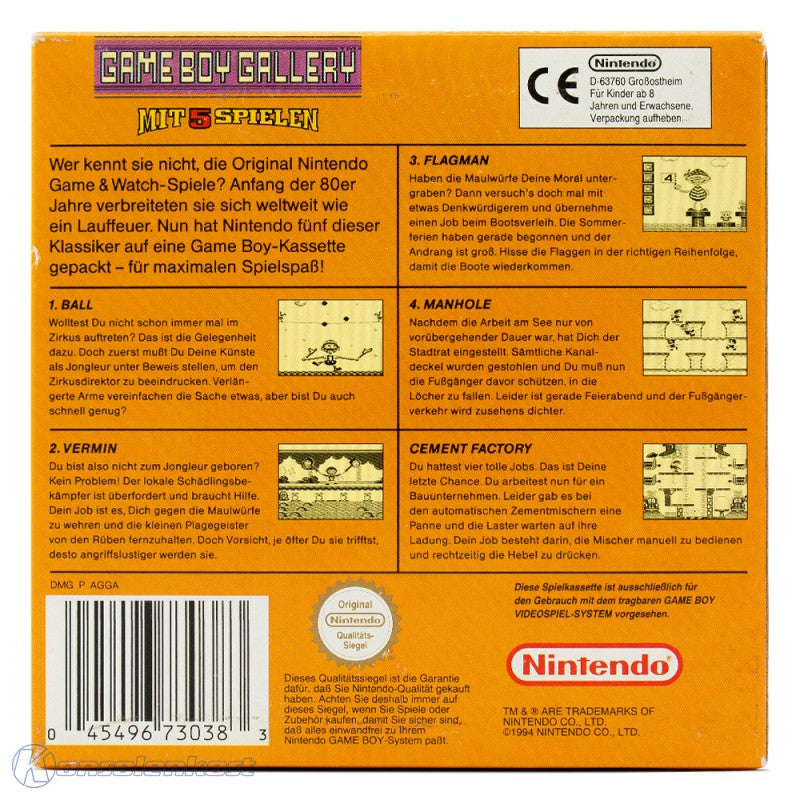 GB Gallery 5 Games in 1