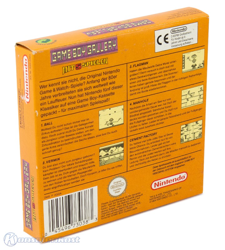 GB Gallery 5 Games in 1