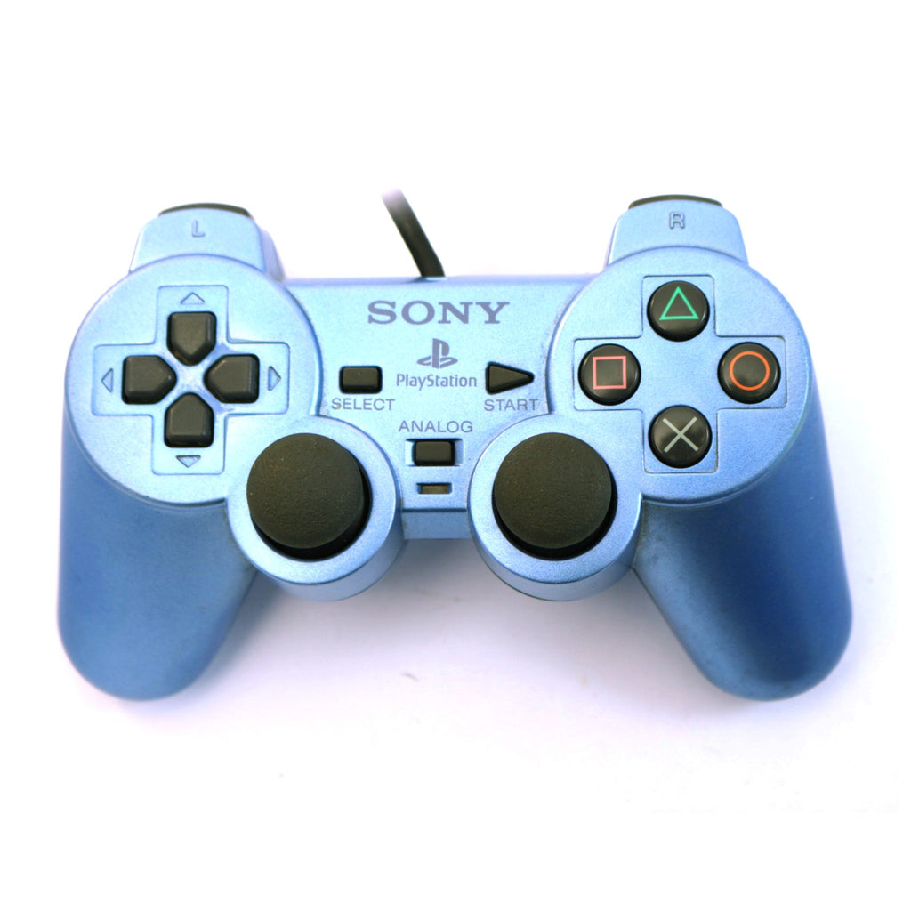 Konsole aqua blau + DualShock Controller + Zubehör