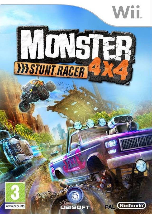 Monster 4x4: Stunt Racer + Lenkrad (GB)