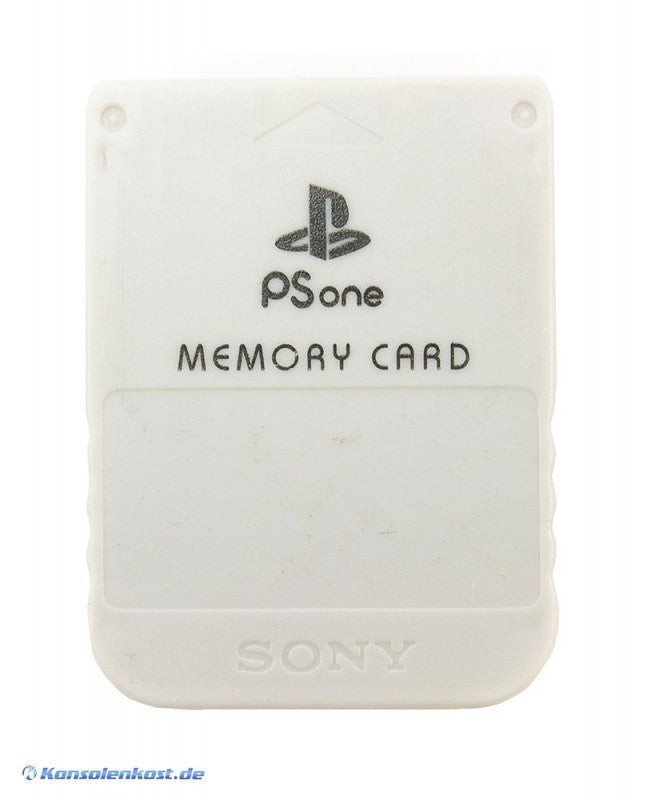 Original Sony Memory Card / Speicherkarte 1 MB für PSOne weiß