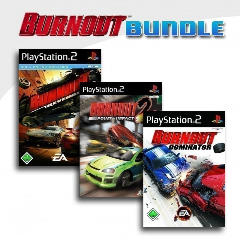 Burnout: Revenge + Bournout 2: Point of Impact + Burnout Dominator
