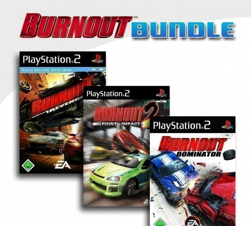 Burnout: Revenge + Bournout 2: Point of Impact + Burnout Dominator