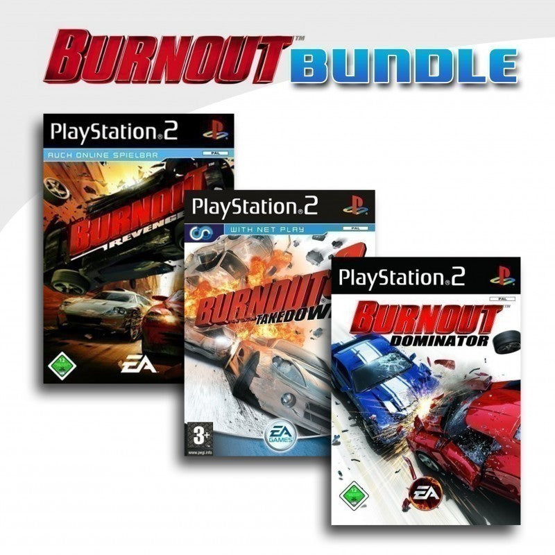 Burnout: Revenge + Burnout 3 - Takedown + Burnout Dominator