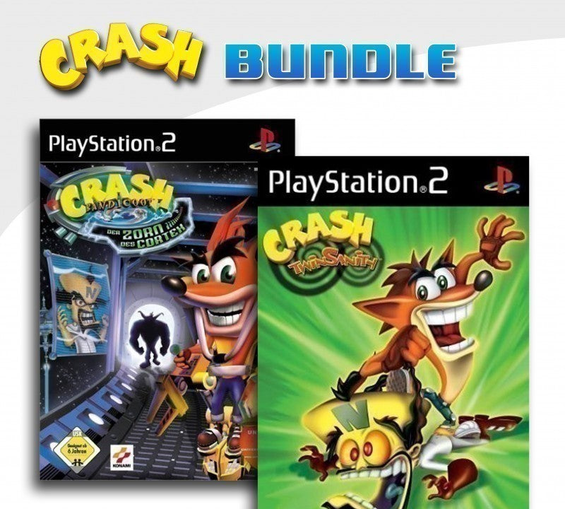 Crash Bandicoot: Der Zorn des Cortex + Crash Bandicoot: Twinsanity