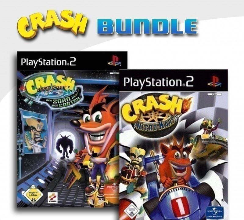 Crash Bandicoot: Der Zorn des Cortex + Crash: Nitro Kart