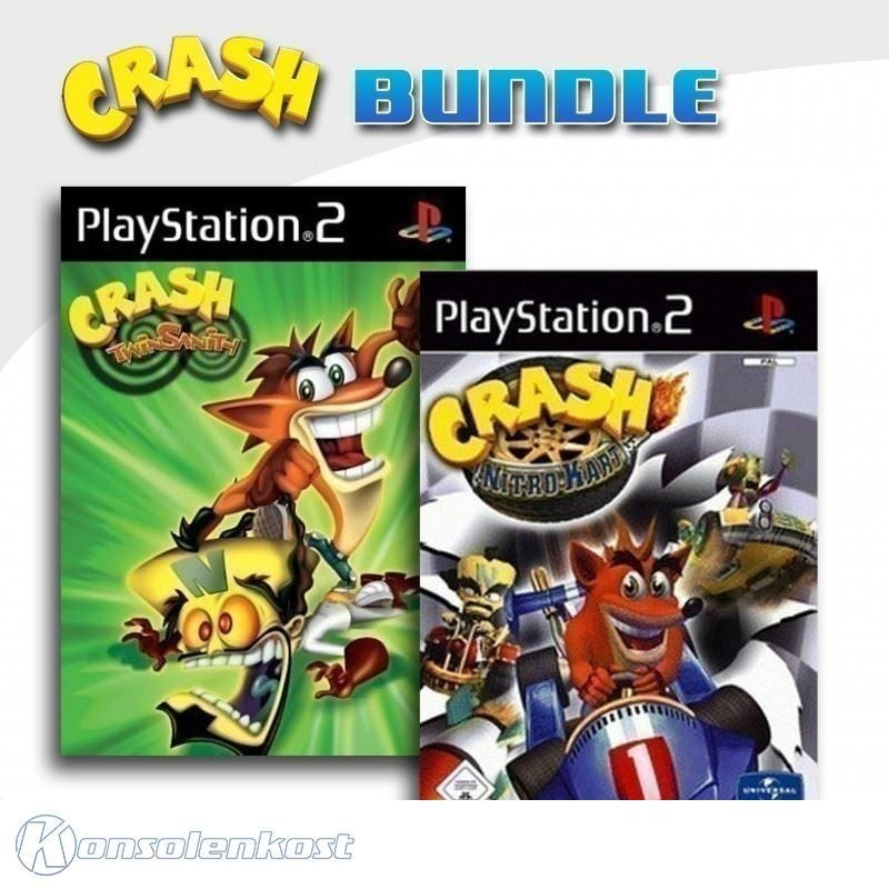Crash Bandicoot: Twinsanity + Crash: Nitro Kart