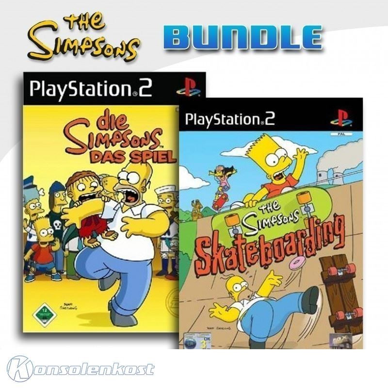 Die Simpsons - Das Spiel + Simpsons - Simpsons Skateboarding