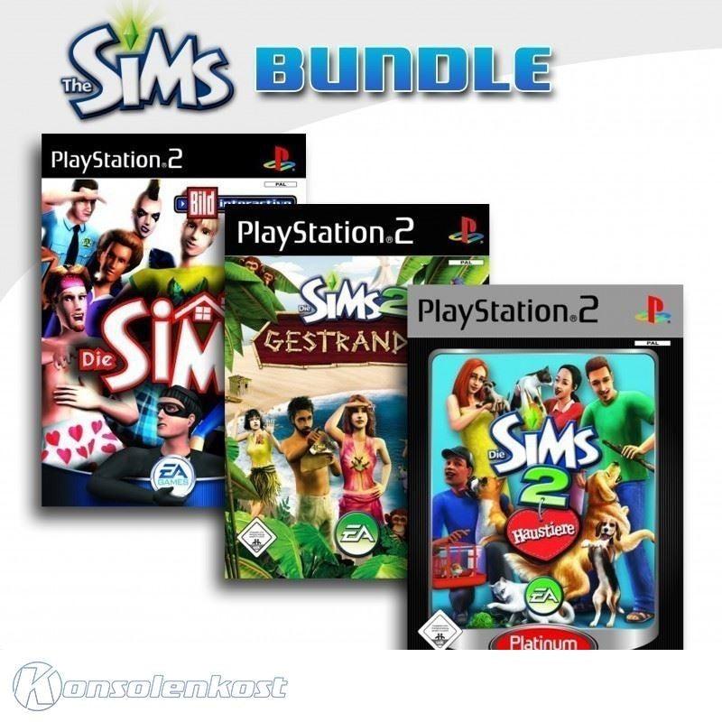 Die Sims + Die Sims 2: Gestrandet + Die Sims 2 - Haustiere