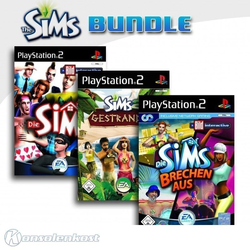 Die Sims + Die Sims 2: Gestrandet + Die Sims brechen aus