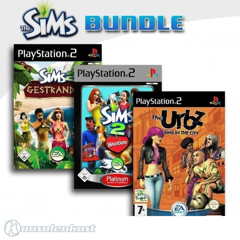 Die Sims 2: Gestrandet + Die Sims 2: Haustiere + Die Urbz: Sims in the City