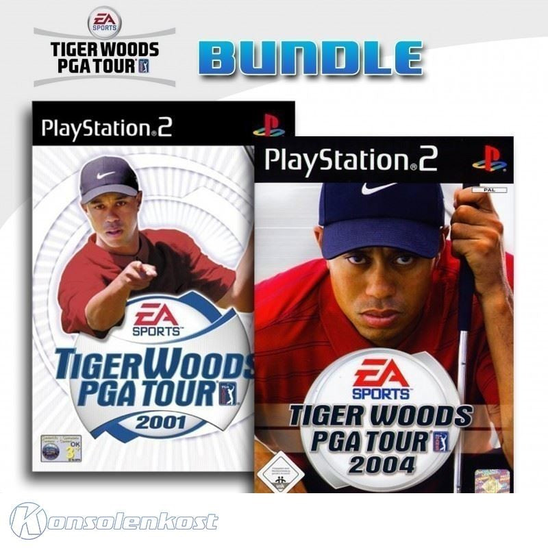 Tiger Woods PGA Tour 2001 + Tiger Woods PGA Tour 2004
