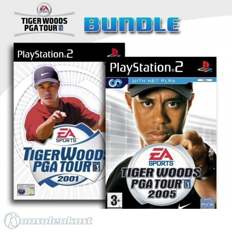 Tiger Woods PGA Tour 2001 + Tiger Woods PGA Tour 2005