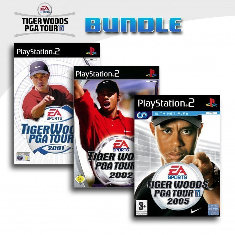 Tiger Woods PGA Tour 3er Pack 3