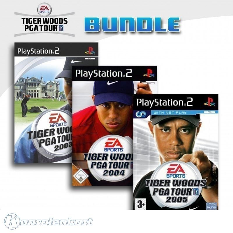 Tiger Woods PGA Tour 3er Pack 12