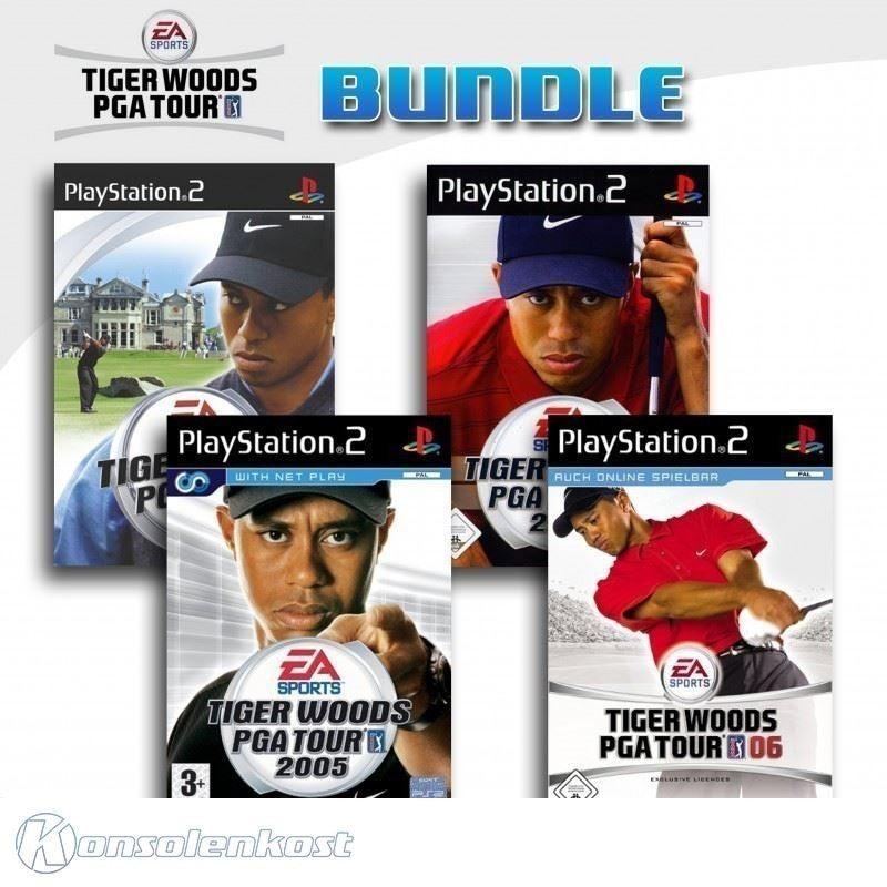 Tiger Woods PGA Tour 4er Pack 10