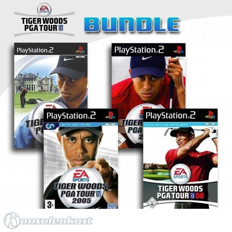 Tiger Woods PGA Tour 4er Pack 12