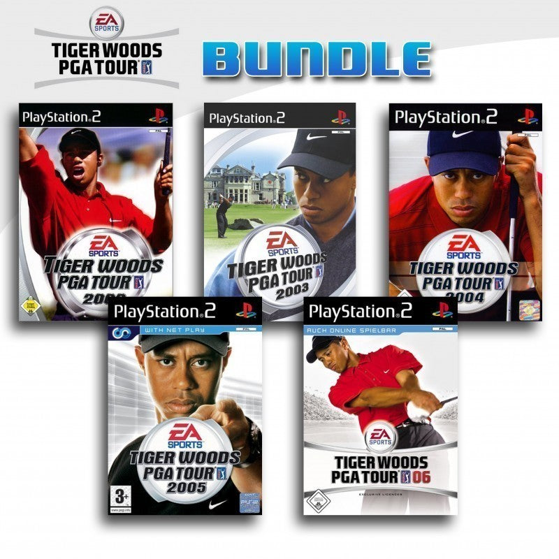Tiger Woods PGA Tour 5er Pack 5