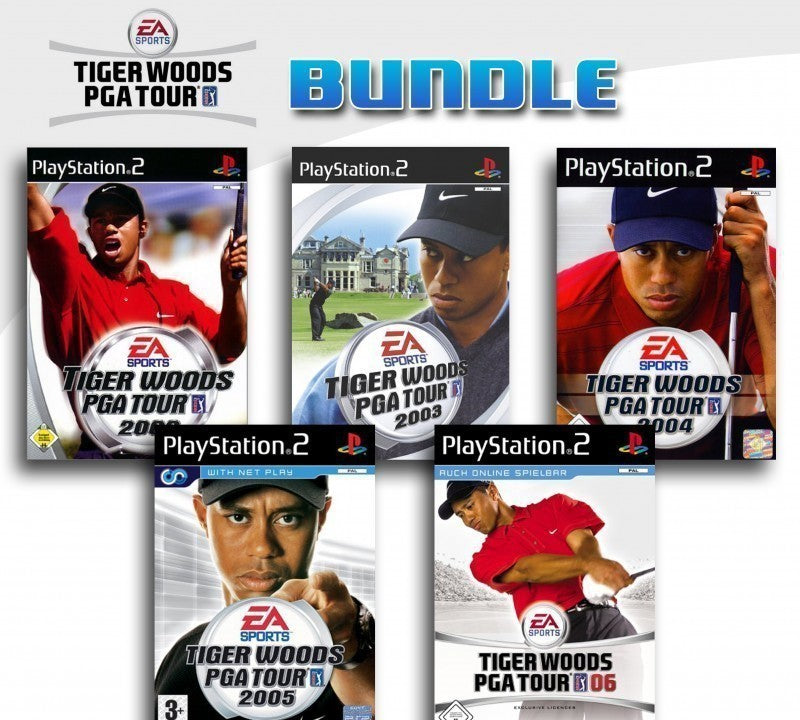 Tiger Woods PGA Tour 5er Pack 5