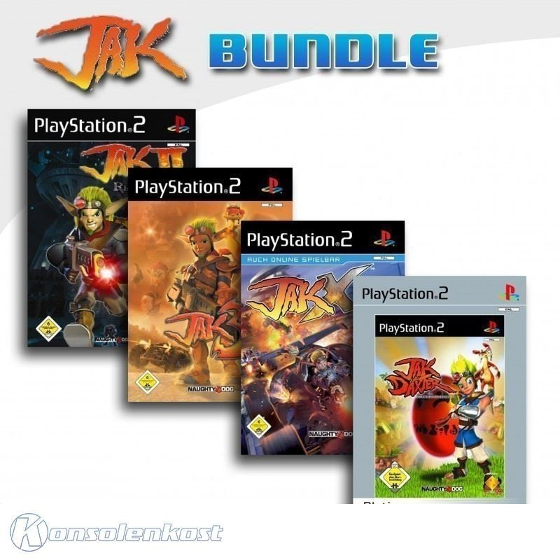 Jak and Dexter: the Precursor Legacy + Jak 2 - Renegade + Jak 3 + Jak X (DE)