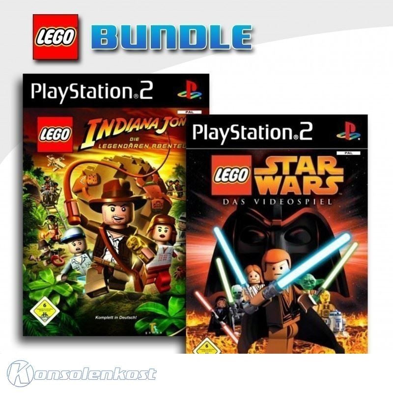 Lego Indiana Jones - Die legendären Abenteuer + Lego Star Wars