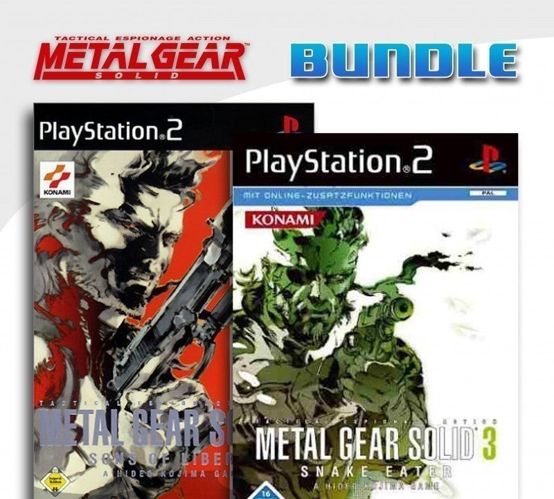Metal Gear Solid 2 - Sons of Liberty + Metal Gear Solid 3 - Snake Eater