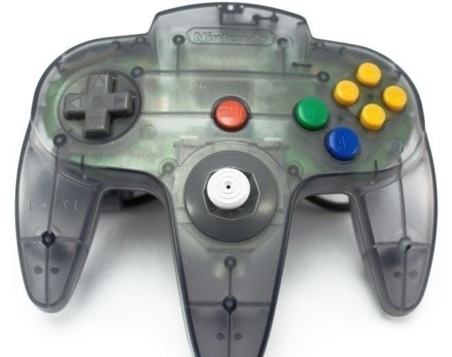 Original Controller Smoke Black / schwarz-transp. NUS-005 [Nintendo]