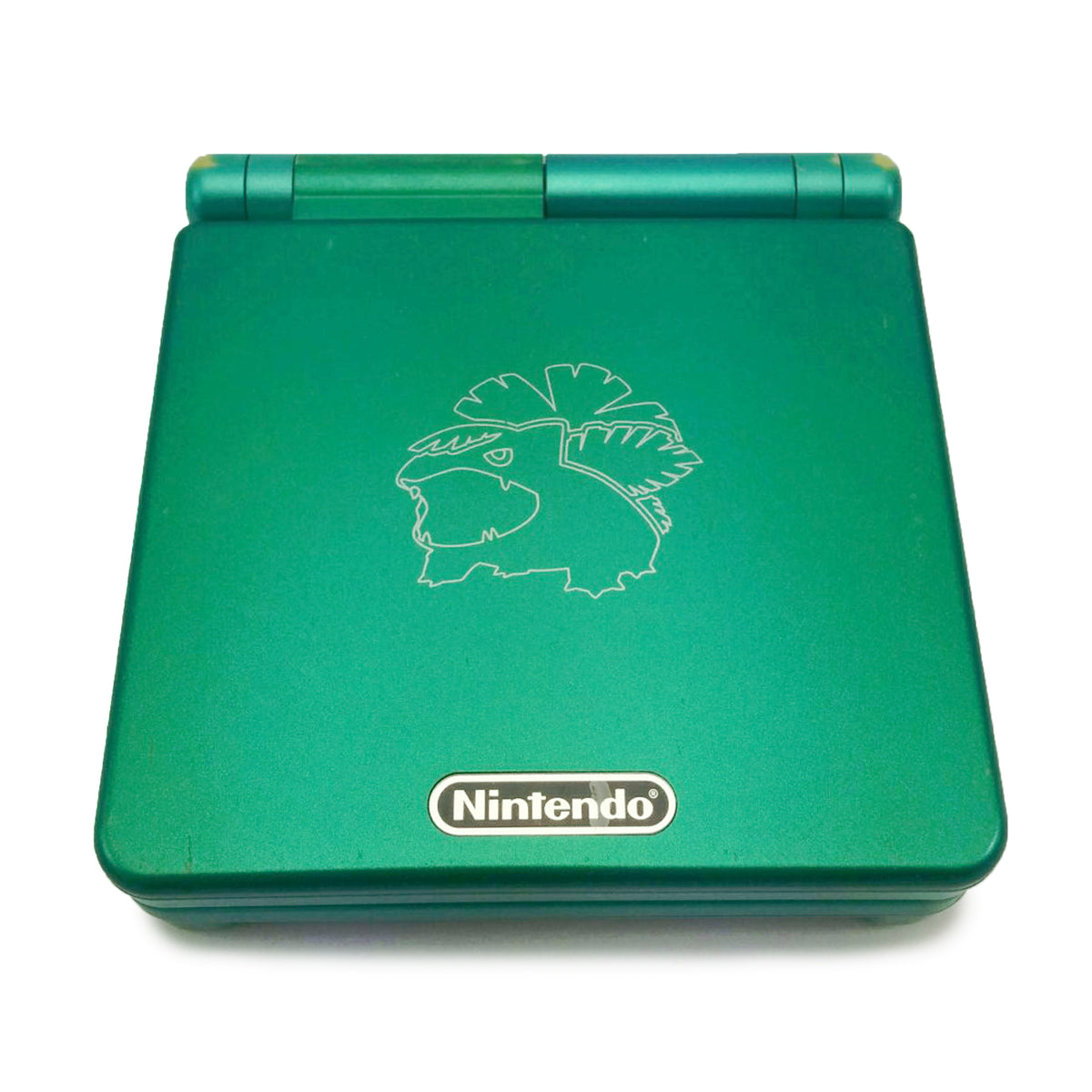 Konsole GBA SP Leaf Green Pokemon Center Edition + Netzteil (JP) — Leaf Green Pokemon Center Edition