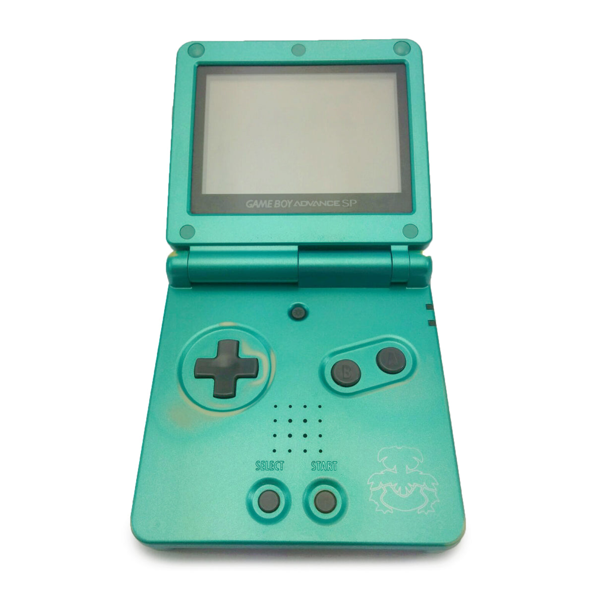 Konsole GBA SP Leaf Green Pokemon Center Edition + Netzteil (JP) — Leaf Green Pokemon Center Edition