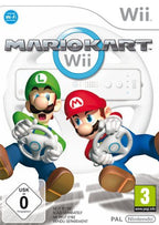 Mario Kart + Original Lenkrad weiß