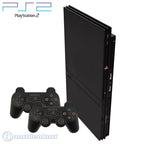 MegaSet: Konsole Slim + 6 SingStar Spiele + 2 Mikros + 2 Original Controller + Zubehör schwarz