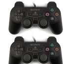 Original Sony Dualshock 2 Controller / Pad SCPH-10010 schwarz Doppelpack