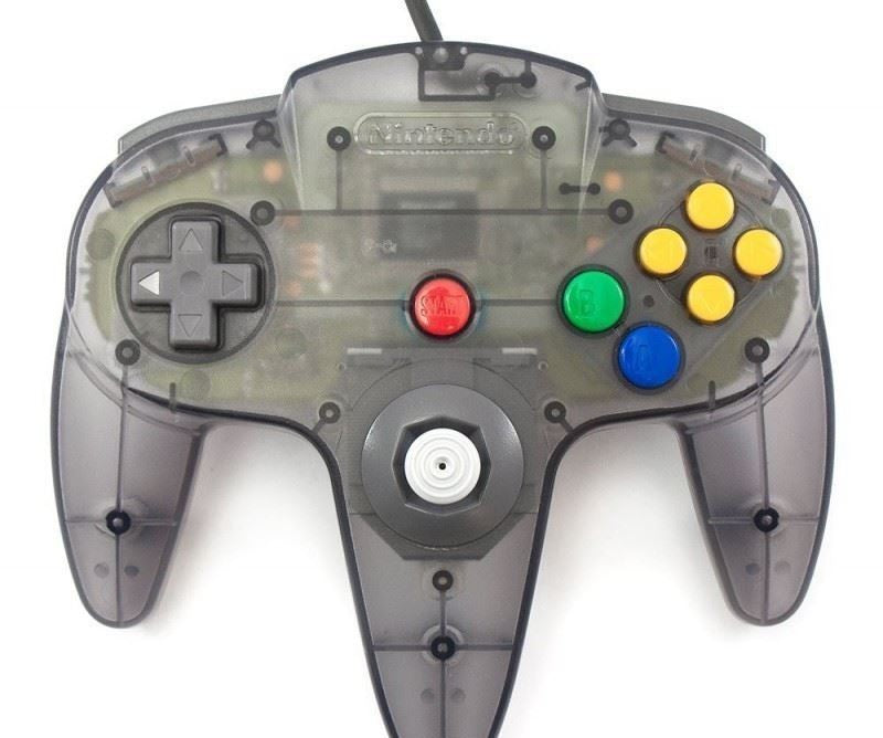 Original Controller Smoke Black / schwarz-transp. NUS-005 [Nintendo]