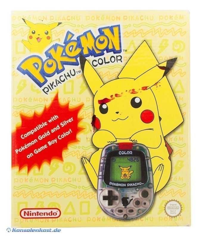 Pokemon Pikachu Ped-O-Meter Color / Pedometer