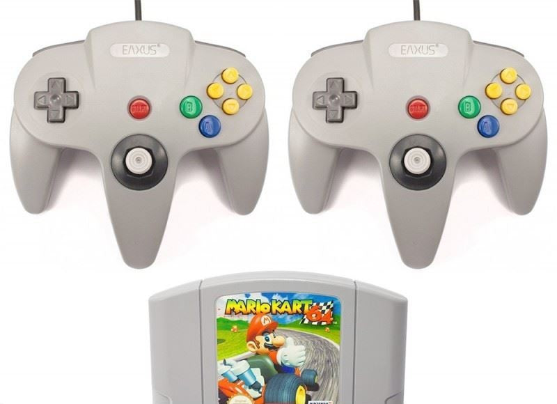 Super Mario Kart 64 + 2 Controller