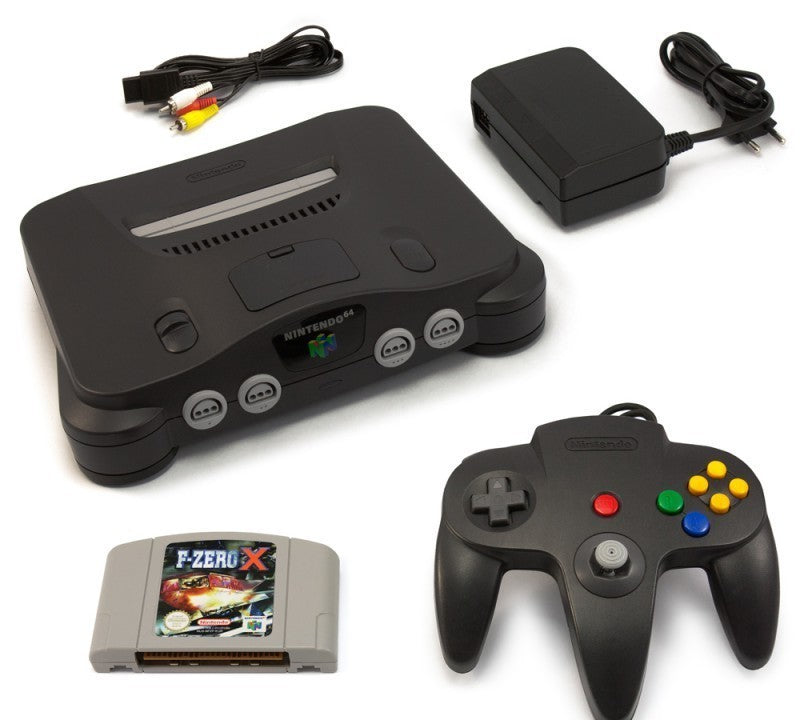 Konsole + F-Zero X + Original Controller + Zubehör