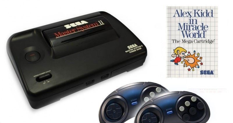Konsole MS2 + Alex Kidd + 2 Controller + Zubehör