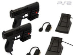 Light Gun / Pistole / Phaser Laser Blaster P099L Doppelpack + Zubehör [Logic3]