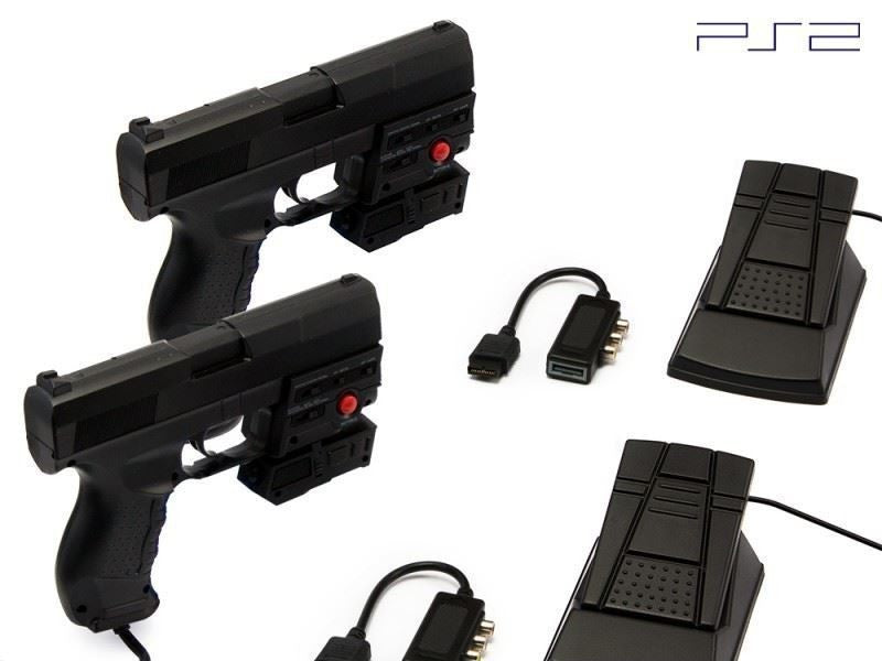 Light Gun / Pistole / Phaser Laser Blaster P099L Doppelpack + Zubehör [Logic3]