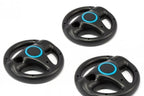 Controller Aufsatz: Lenkrad / Racing Wheel Dreierpack schwarz