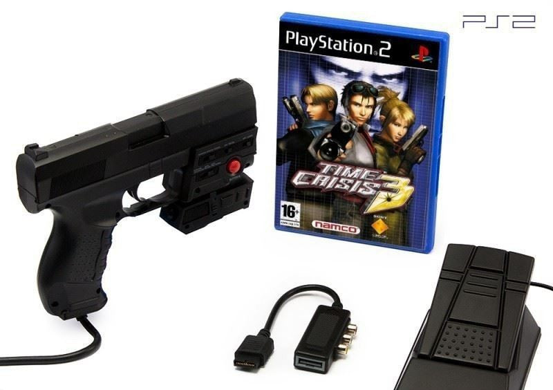 Time Crisis 3 + Laser Blaster Lightgun + Laserpointer